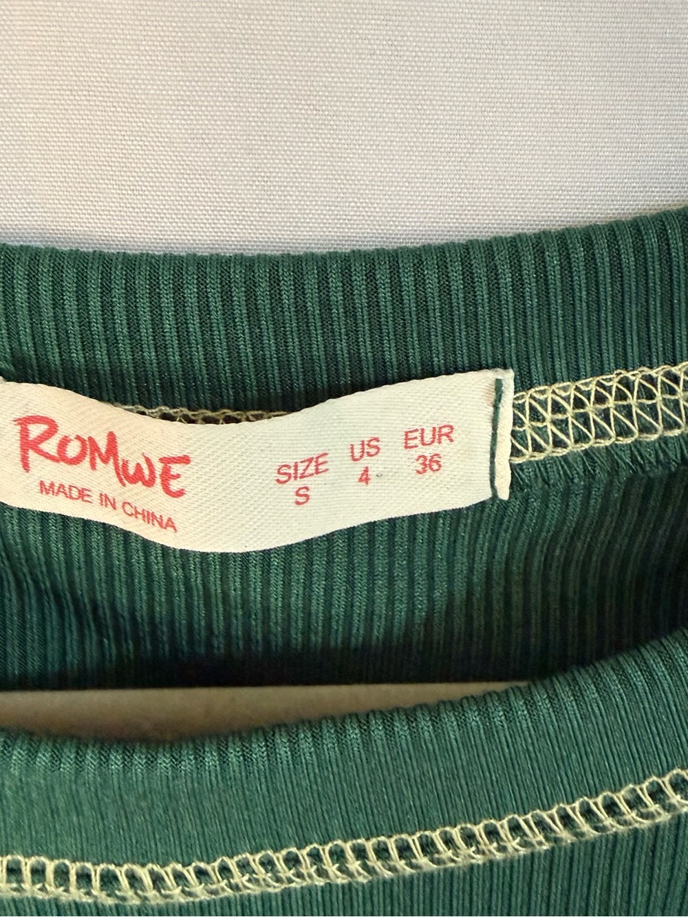 ROMWE Green Tank Top with Red & White Mushroom Graphic - Picture 3 of 4